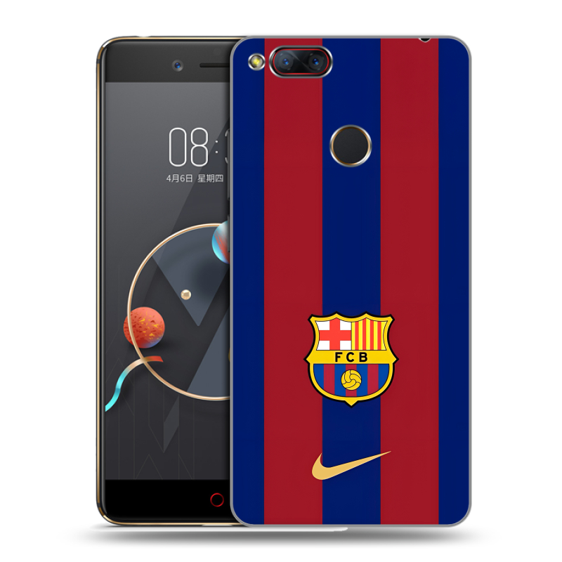 Пластиковый чехол на ZTE Nubia Z17 Mini с принтом Барселона Barcelona Пластиковый чехол на ZTE Nubia Z17 Mini с принтом Барселона Barcelona