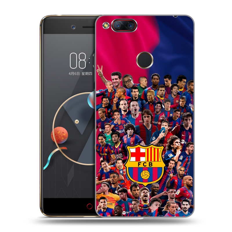 Пластиковый чехол на ZTE Nubia Z17 Mini с принтом Барселона Barcelona Пластиковый чехол на ZTE Nubia Z17 Mini с принтом Барселона Barcelona