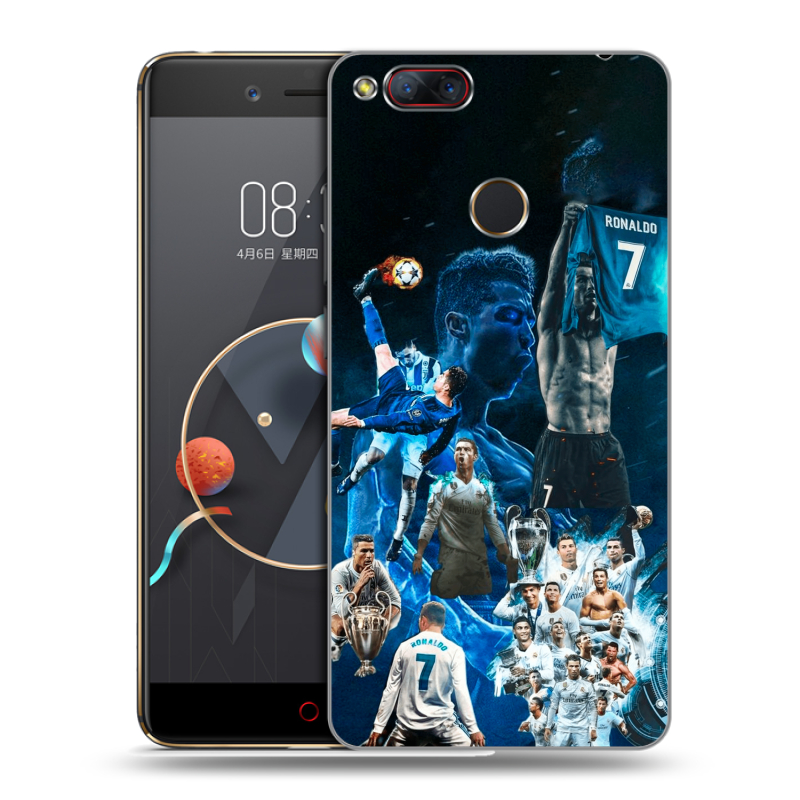 Пластиковый чехол на ZTE Nubia Z17 Mini с принтом Реал Роналдо Пластиковый чехол на ZTE Nubia Z17 Mini с принтом Реал Роналдо
