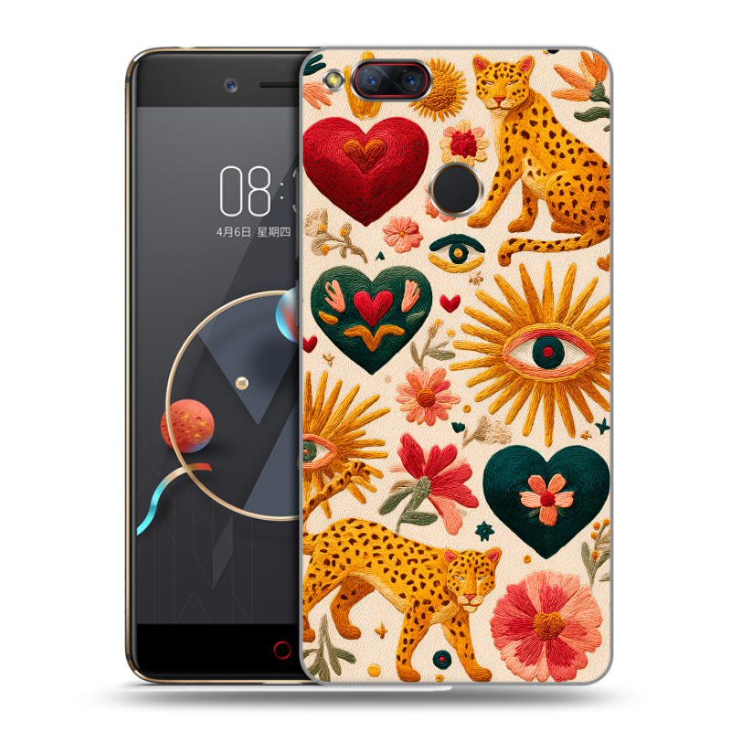 Пластиковый чехол на ZTE Nubia Z17 Mini с принтом Модный принт Пластиковый чехол на ZTE Nubia Z17 Mini с принтом Модный принт