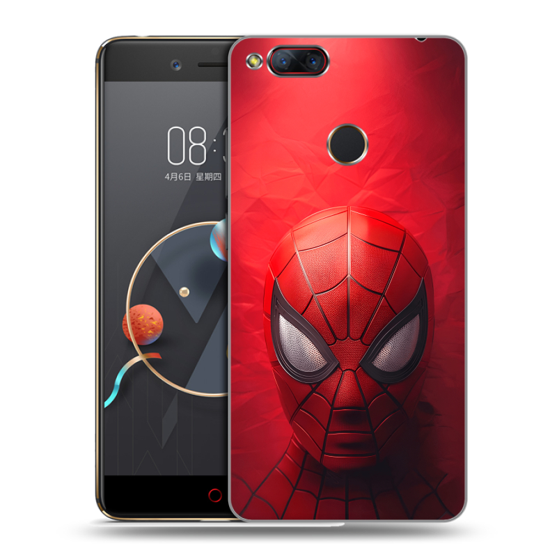 Пластиковый чехол на ZTE Nubia Z17 Mini с принтом Spiderman Человек паук Пластиковый чехол на ZTE Nubia Z17 Mini с принтом Spiderman Человек паук