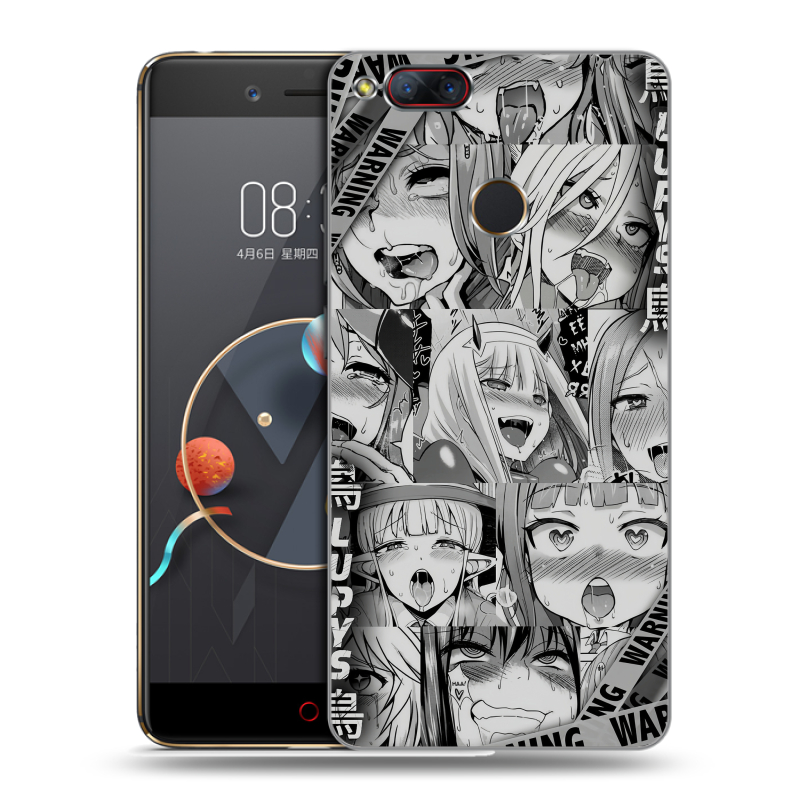 Пластиковый чехол на ZTE Nubia Z17 Mini с принтом Ahegao Ахегао Аниме Пластиковый чехол на ZTE Nubia Z17 Mini с принтом Ahegao Ахегао Аниме