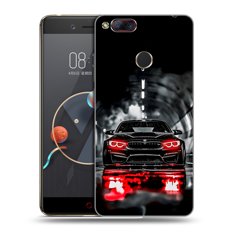 Пластиковый чехол на ZTE Nubia Z17 Mini с принтом BMW БМВ Пластиковый чехол на ZTE Nubia Z17 Mini с принтом BMW БМВ