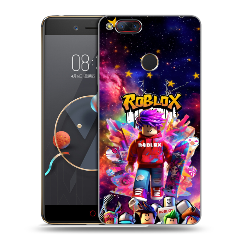 Пластиковый чехол на ZTE Nubia Z17 Mini с принтом Roblox Роблокс Пластиковый чехол на ZTE Nubia Z17 Mini с принтом Roblox Роблокс