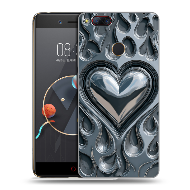 Пластиковый чехол на ZTE Nubia Z17 Mini с принтом Y2K Пластиковый чехол на ZTE Nubia Z17 Mini с принтом Y2K
