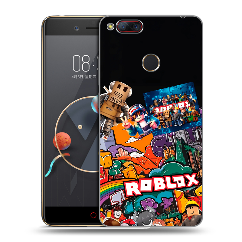 Пластиковый чехол на ZTE Nubia Z17 Mini с принтом Roblox Роблокс Пластиковый чехол на ZTE Nubia Z17 Mini с принтом Roblox Роблокс