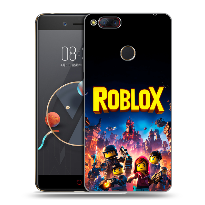 Пластиковый чехол на ZTE Nubia Z17 Mini с принтом Roblox Роблокс Пластиковый чехол на ZTE Nubia Z17 Mini с принтом Roblox Роблокс