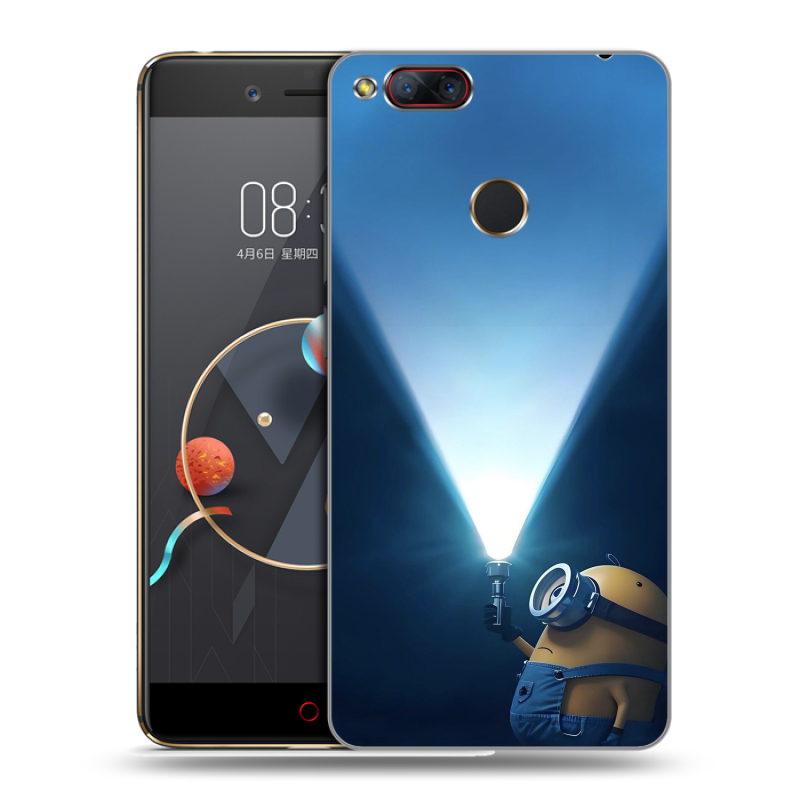 Пластиковый чехол на ZTE Nubia Z17 Mini с принтом Миньоны Пластиковый чехол на ZTE Nubia Z17 Mini с принтом Миньоны
