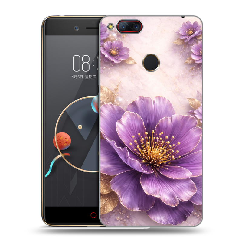 Пластиковый чехол на ZTE Nubia Z17 Mini с принтом женский Пластиковый чехол на ZTE Nubia Z17 Mini с принтом женский