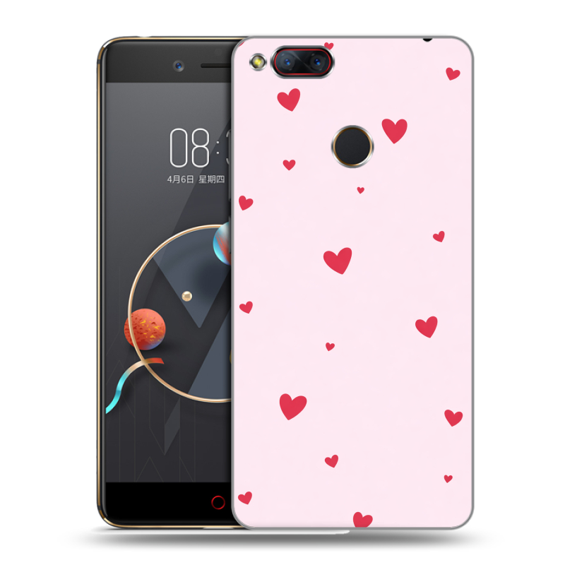 Пластиковый чехол на ZTE Nubia Z17 Mini с принтом для девочек Пластиковый чехол на ZTE Nubia Z17 Mini с принтом для девочек