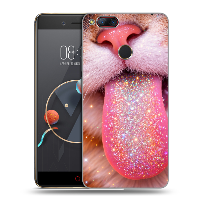 Пластиковый чехол на ZTE Nubia Z17 Mini с принтом для девочек Пластиковый чехол на ZTE Nubia Z17 Mini с принтом для девочек