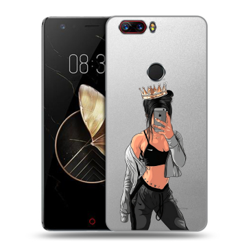 Пластиковый чехол на ZTE Nubia Z17 с принтом Женские принты