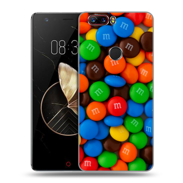 Пластиковый чехол на ZTE Nubia Z17 с принтом Конфеты