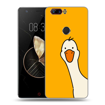 Пластиковый чехол на ZTE Nubia Z17 с принтом Утка Пластиковый чехол на ZTE Nubia Z17 с принтом Утка