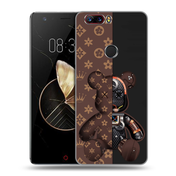 Пластиковый чехол на ZTE Nubia Z17 с принтом Луи робот