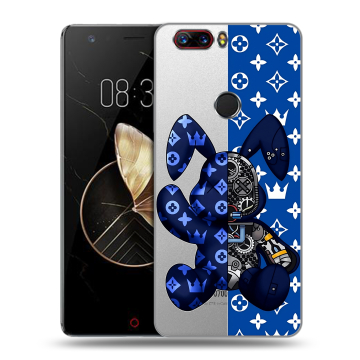 Пластиковый чехол на ZTE Nubia Z17 с принтом Луи робот