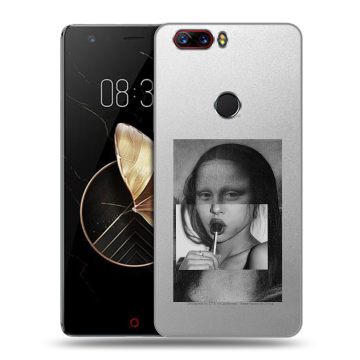 Пластиковый чехол на ZTE Nubia Z17 с принтом Мона Лиза