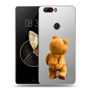 Пластиковый чехол на ZTE Nubia Z17 с принтом Медведь