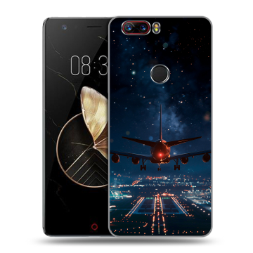 Пластиковый чехол на ZTE Nubia Z17 с принтом самолет Пластиковый чехол на ZTE Nubia Z17 с принтом самолет