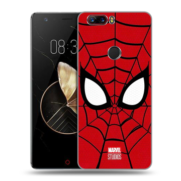 Пластиковый чехол на ZTE Nubia Z17 с принтом человек паук spiderman Пластиковый чехол на ZTE Nubia Z17 с принтом человек паук spiderman