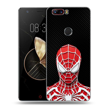 Пластиковый чехол на ZTE Nubia Z17 с принтом человек паук spiderman Пластиковый чехол на ZTE Nubia Z17 с принтом человек паук spiderman