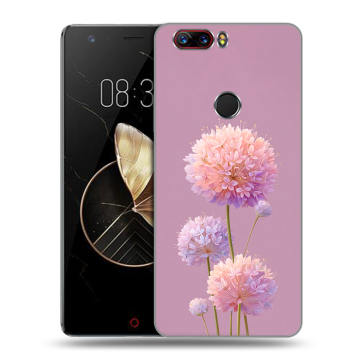 Пластиковый чехол на ZTE Nubia Z17 с принтом Цветы