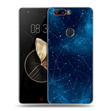 Пластиковый чехол на ZTE Nubia Z17 с принтом Космос звезды