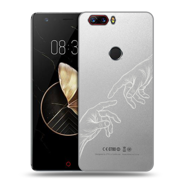 Пластиковый чехол на ZTE Nubia Z17 с принтом Сотворение мира