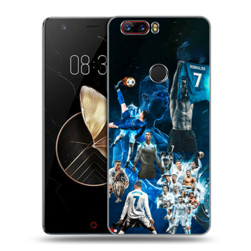 Пластиковый чехол на ZTE Nubia Z17 с принтом Реал Роналдо Пластиковый чехол на ZTE Nubia Z17 с принтом Реал Роналдо