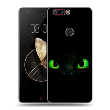 Пластиковый чехол на ZTE Nubia Z17 с принтом Как приручить дракона