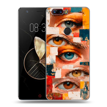 Пластиковый чехол на ZTE Nubia Z17 с принтом Модный принт