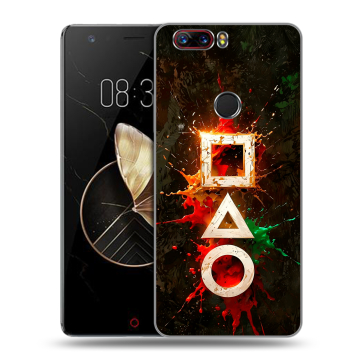 Пластиковый чехол на ZTE Nubia Z17 с принтом Squid Game Игра кальмара Пластиковый чехол на ZTE Nubia Z17 с принтом Squid Game Игра кальмара