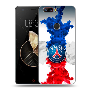 Пластиковый чехол на ZTE Nubia Z17 с принтом PSG ПСЖ