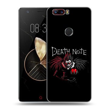 Пластиковый чехол на ZTE Nubia Z17 с принтом Death note Тетрадь смерти Пластиковый чехол на ZTE Nubia Z17 с принтом Death note Тетрадь смерти
