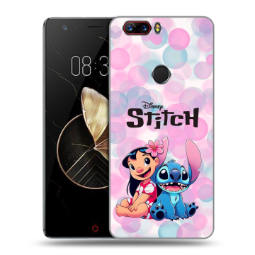 Пластиковый чехол на ZTE Nubia Z17 с принтом Лило и Стич