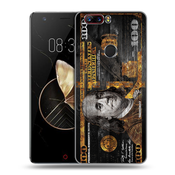 Пластиковый чехол на ZTE Nubia Z17 с принтом Доллар деньги