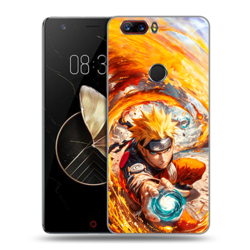 Пластиковый чехол на ZTE Nubia Z17 с принтом Аниме Наруто Naruto