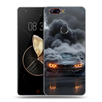 Пластиковый чехол на ZTE Nubia Z17 с принтом BMW БМВ Пластиковый чехол на ZTE Nubia Z17 с принтом BMW БМВ