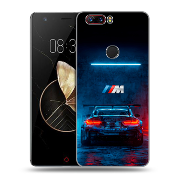 Пластиковый чехол на ZTE Nubia Z17 с принтом BMW БМВ