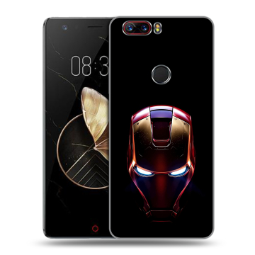 Пластиковый чехол на ZTE Nubia Z17 с принтом IronMan Железный человек