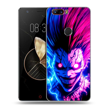 Пластиковый чехол на ZTE Nubia Z17 с принтом Death note Тетрадь смерти