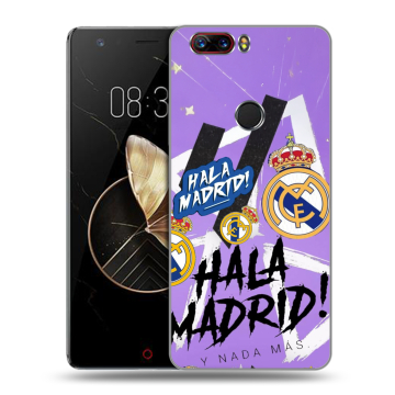 Пластиковый чехол на ZTE Nubia Z17 с принтом Real Madrid Реал Мадрид