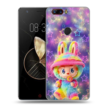 Пластиковый чехол на ZTE Nubia Z17 с принтом Labubu Лабубу
