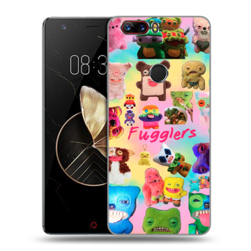 Пластиковый чехол на ZTE Nubia Z17 с принтом Флагер Fuggler
