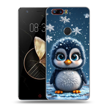 Пластиковый чехол на ZTE Nubia Z17 с принтом Новый год