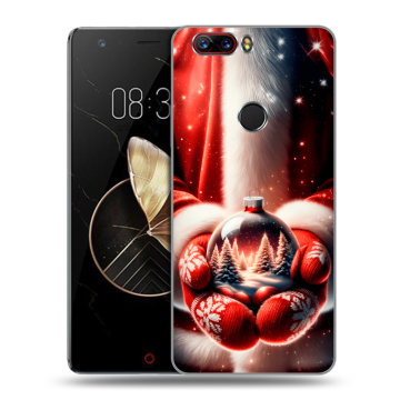 Пластиковый чехол на ZTE Nubia Z17 с принтом Новый год