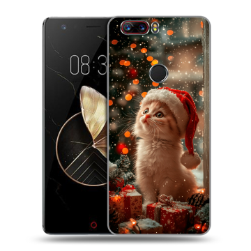 Пластиковый чехол на ZTE Nubia Z17 с принтом Новый год