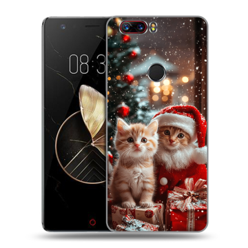 Пластиковый чехол на ZTE Nubia Z17 с принтом Новый год