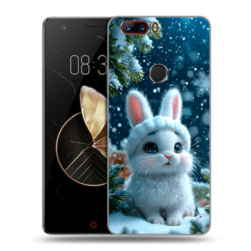 Пластиковый чехол на ZTE Nubia Z17 с принтом Новый год