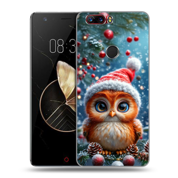 Пластиковый чехол на ZTE Nubia Z17 с принтом Новый год Пластиковый чехол на ZTE Nubia Z17 с принтом Новый год